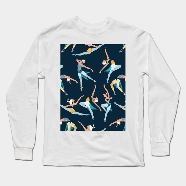 Suspended Rhythm // pattern Long Sleeve T-Shirt by SelmaCardoso